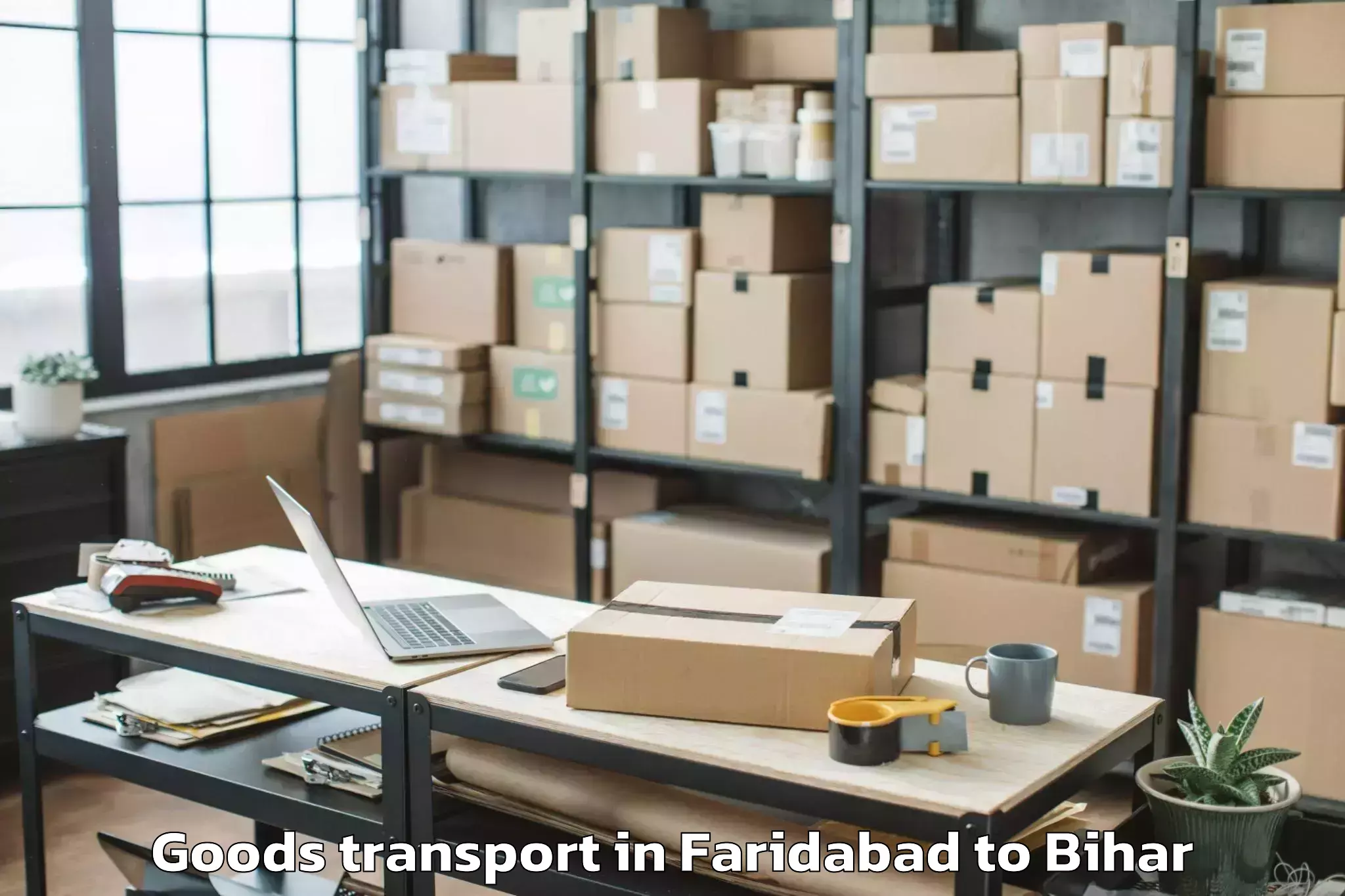 Hassle-Free Faridabad to Tilka Manjhi Bhagalpur Univers Goods Transport